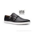 Slip-on Monk Elastic band Leather Sport Shoes